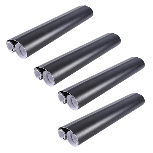 4 kpl 12X60 tuuman mattamusta vinyylikalvo auton tee-se-itse -tarra