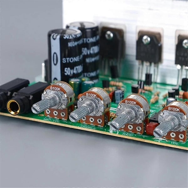 Uusi OK200W 2-kanavainen 4-8 Ohmin vahvistinmoduulilevy Kaksoisryhmä AC18-26V 2-kanavainen tehovahvistinlevy Valmis A