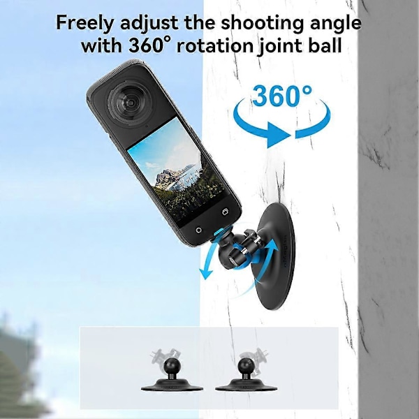 Flexibelt Kulledsfäste Universal 1/4-anslutning Sportkameratillbehör för // för Actionkamera