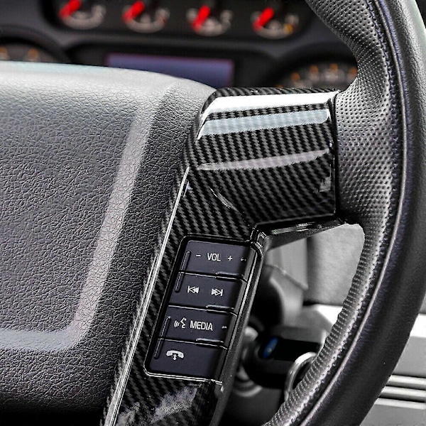 Kolfiber Ratt Formning Trim Panel Cover för 2009+