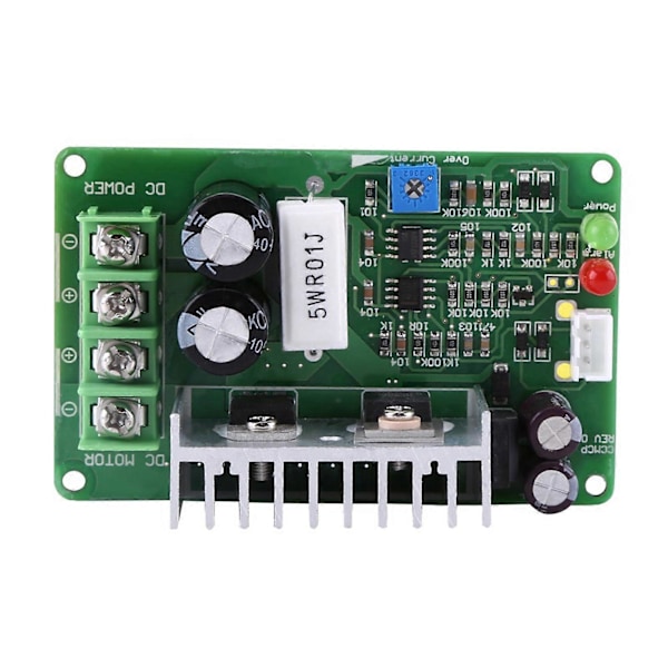 12V/24V/36V 15A PWM DC Motor Hastighetskontroller Regulator Potensiometer Overbelastningsvern