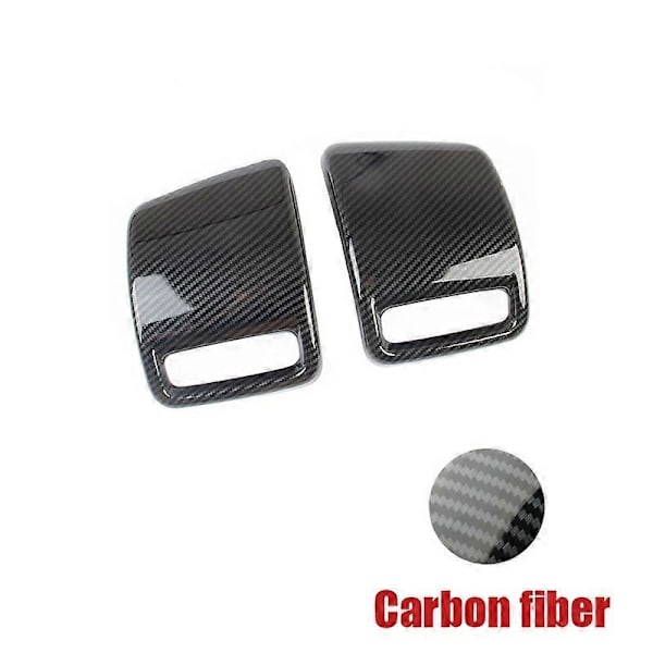 2 st/set Auto ABS Kolfiber Bakre Bakljus Bromsljus Kåpa Trim för Ram 1500 2019 2020 2021