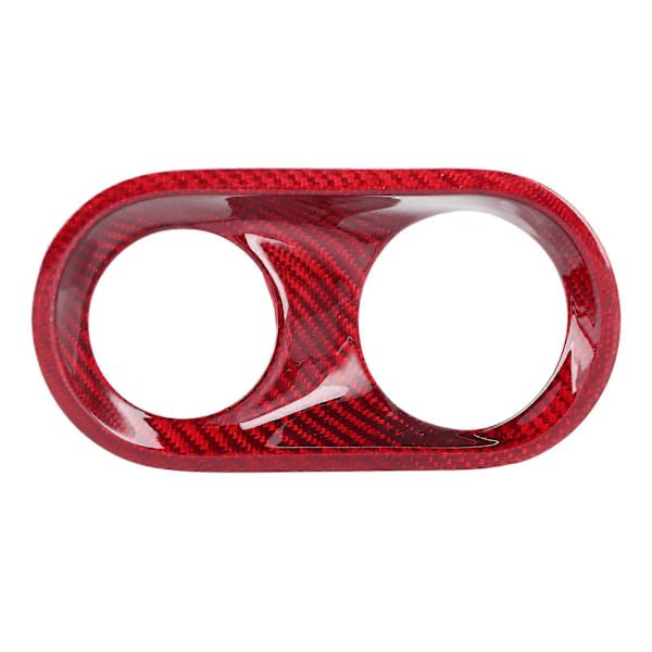 Bryterpanelramme for frontlykter, karbonfiberklistremerke, passer Porsche MACAN 2014-2020