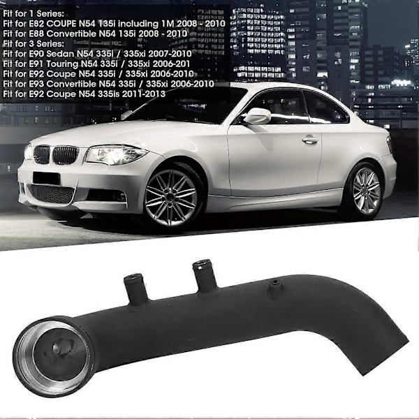 Aluminium Insug Turbo Laddningsrör Kylningskit Passar E82 E90 E92 E93 135i N54 3.0T