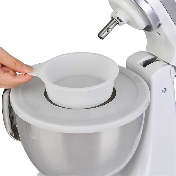 2 STK Mikserbolle Lokk for 4.5-5 Quart Tilt- Stand Miksere Bolle Lokk Tilbehør Sprutbeskyttelse Lokk
