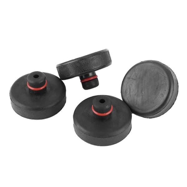 4 stk. Gummipute for jekk, løfteadapter, chassisbeskyttelse, passer Tesla Model 3/Model Y/Model S/Model X