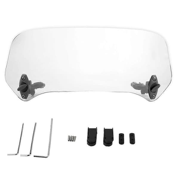 Universal Motorcykel Modificeret Vindskærm Vindafviser Spoiler Luftafviser Transparent