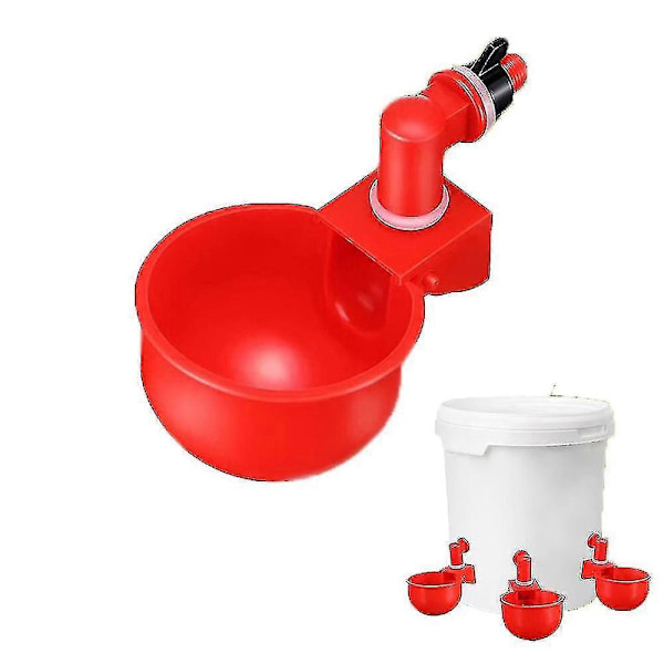 6/12 stk. Automatisk drikkeskål til fjerkræ til kylling ænder plastik kylling drikkekop fjerkræ vanddispenser 12Pcs