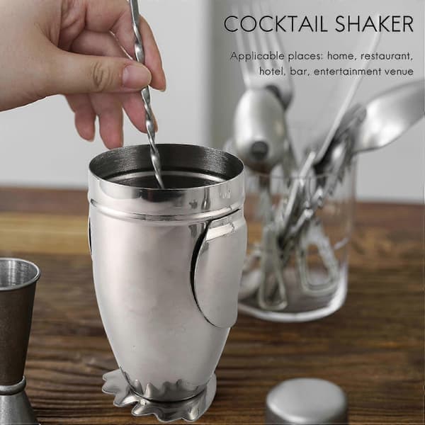 500ml Shaker, Penguin Rustfrit Stål Bar Bartender Drink Mixer Shaker Potte, vinflaske, vin Accesso-yu