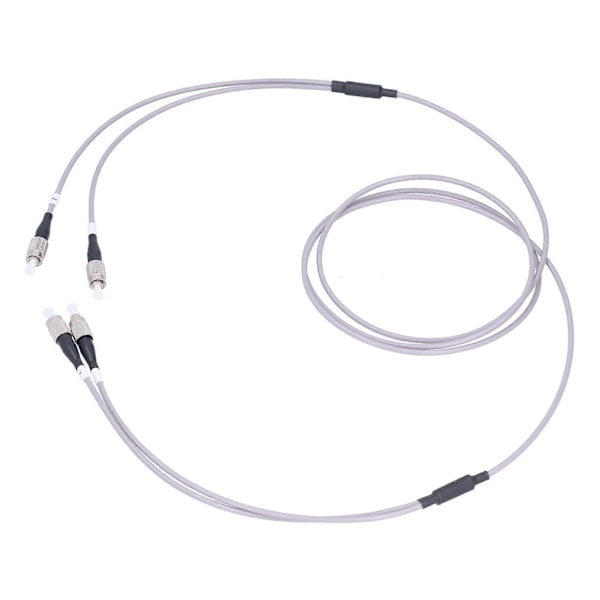 Optisk Fiber Patchkabel Armerad Jumper Multiläge 2-kärnig Optisk Kabel FC UPC-FC UPC Grå (3 meter)