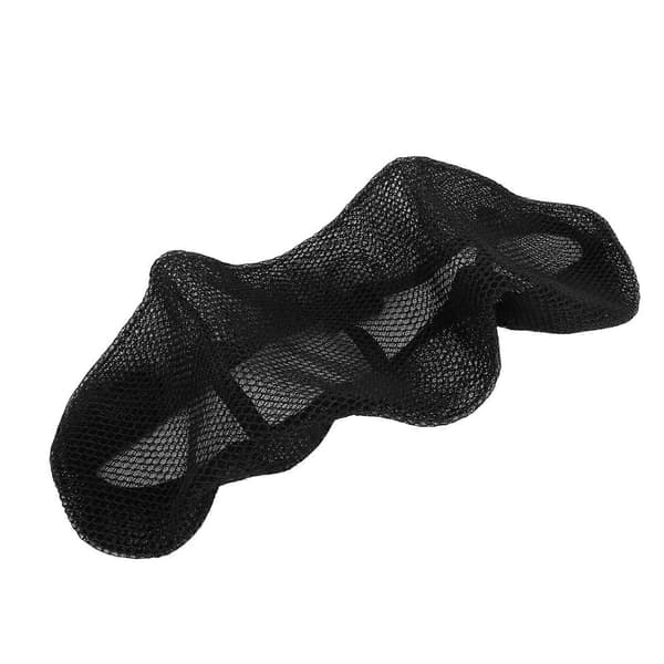 Motorcykelsædebetræk 3-dimensionelt åndbart design Mesh Sort erstatning for VESPA Gts300