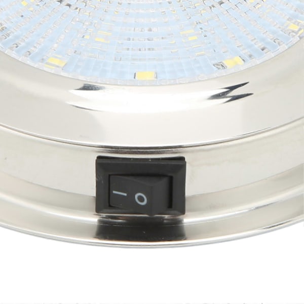 RV Taklampe IP65 Vanntett 316 Rustfritt Stål Hus DC12?24V Marine Høflighetslampe