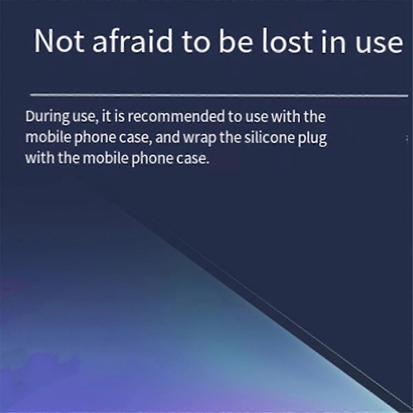 20 stk. Støvprop til mobiltelefon til Type-C-interface, anti-tab, universel silikone strømstik, B