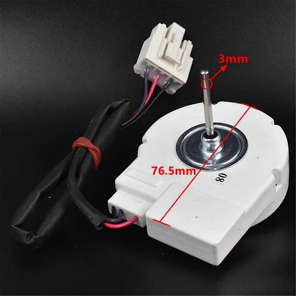 Kylfläktmotor för Kylskåp 50240401000Q DC 12V 4W ZWF-02-4 Kylskåpsradiator Frysdelsdelar