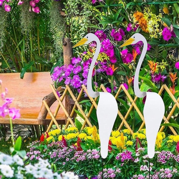 Snurrande Fågel Rosa Flamingo Dynamisk Fågel Lätt Trädgårdsbris Fågel Vind Konstdekorationer För Uteplats Gård Utomhus Damm Pool Fontän Red