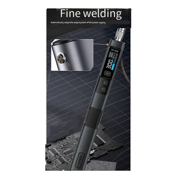 -02B Loddebolt 24V 100-450 Sveisemateriale Reparationsstasjon PD 100W Bærbart Vedlikeholdsverktøy EU PLUGG
