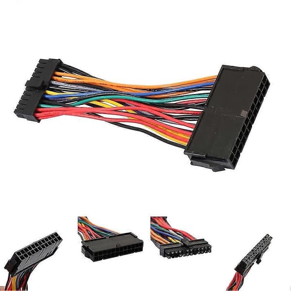 3 x ATX Standard 24Pin Hona till Mini 24Pin Intern Strömadapter Konverteringskabel
