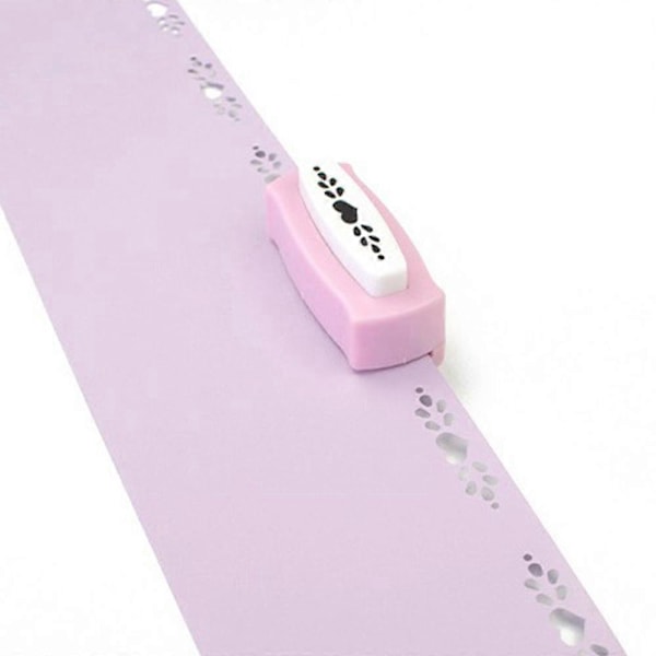 10 st Kantstans Prägling DIY Kantpappersstans Spetsstans för Kort Scrapbooking Stansar