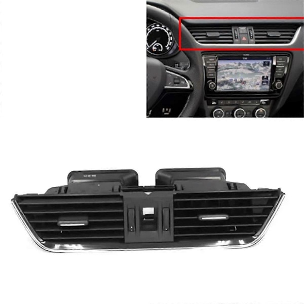 Bil Instrumentbräda Central Luftkonditionering Utloppsenhet A/C Panel Galler 5ED82095 för 2015-2020
