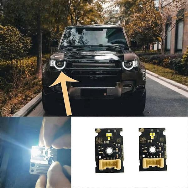 För 2020-2023 Bil DRL Vit LED Varselljus LED Kretskort Ljus Blinkers DRL Modul 2ST