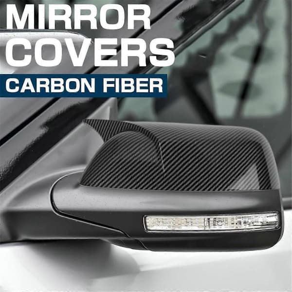 Backspegelkåpa Sidospegelkåpa Trim Tillbehör för Explorer 2011-2019 Kolfiber
