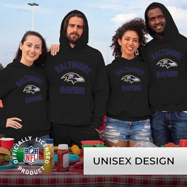 Team Fan Apparel NFL Huvtröja för vuxna - Polyester, ull och bomullsblend - Håll dig varm och representera din teams stil style 6 2XL