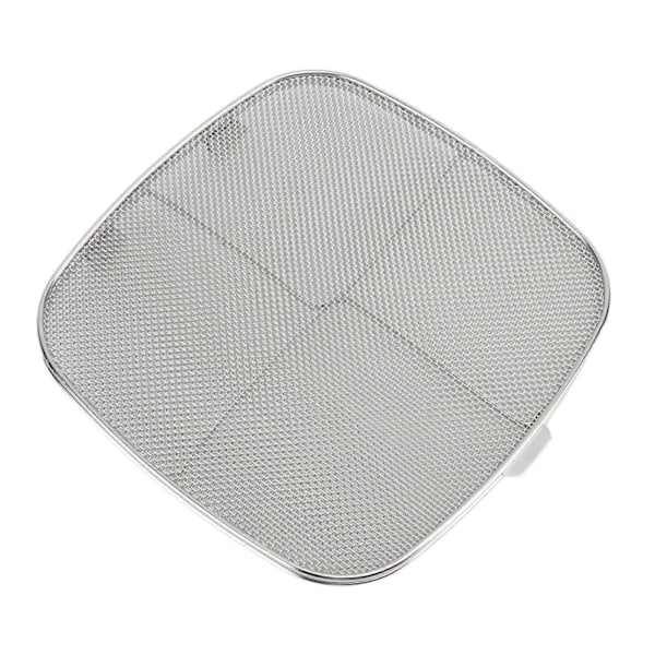 Friteuse Sprutbeskyttelse 304 Rustfritt Stål Dobbel Dekk Frityr Sprutskjerm for Oval Grillmaskin Hjemme