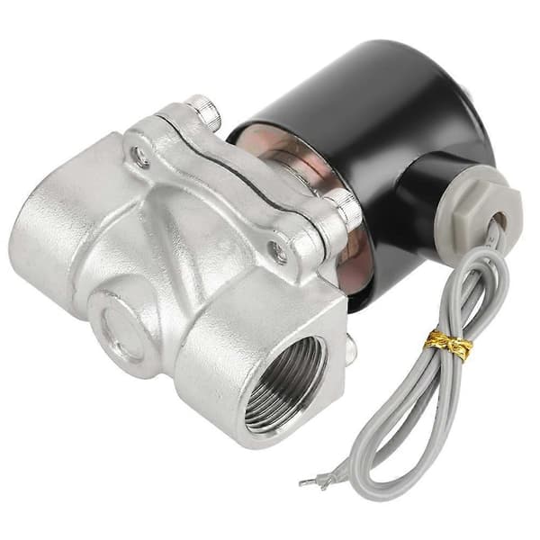 12V G3/4\" Rostfritt Stål 304 Normalt Stängd Elektrisk Magnetventil 2 Positioner 2 Vägar