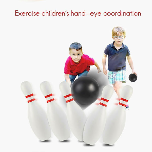 Bowlingklot Set Inomhus Utomhus Multifunktionell Pedagogisk Sportleksak Barn Bowling Spel Set Barn
