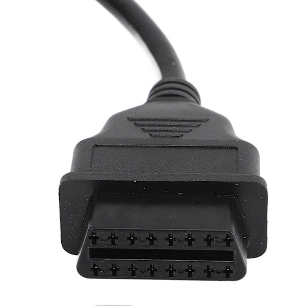 Lastbilsdiagnos Gränssnittsadapter 16-Pin OBD2 9-Pin Adapterkabel Fordonsdiagnostikverktyg
