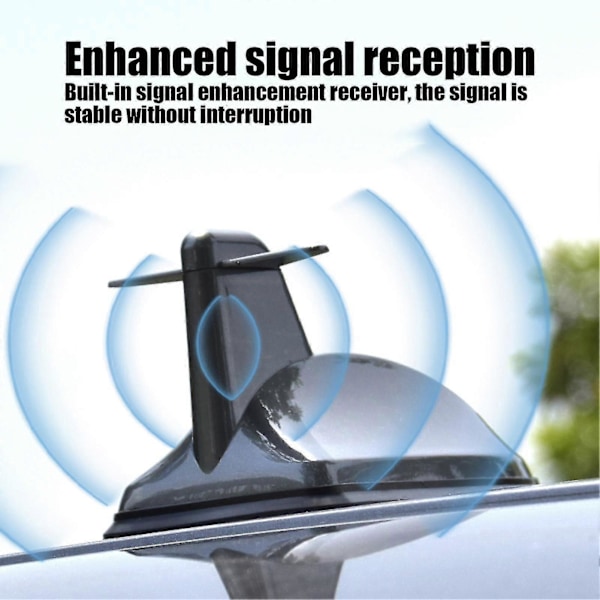 Bilantenne Sterkt Signal Enkel Installasjon Vanntett Universal Biltakantenne For Bobil black