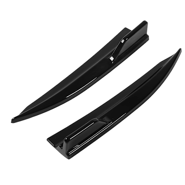 2 stk. Bakre Splitter Leppe Spoiler Blank Svart Venstre Høyre Støtfanger Diffuser Splitter Kit for 3-serie G20 M Sport 2019?2022 Blank Svart