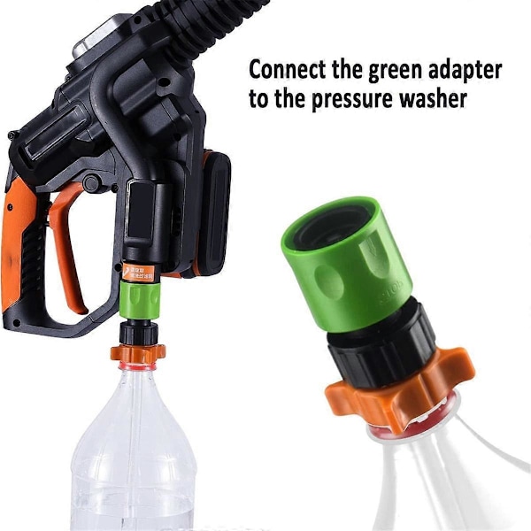 2-pack Flasklocksadapter WA4038 för flasklocksadapter - WA4038 för 60044335 trycktvättflasklock