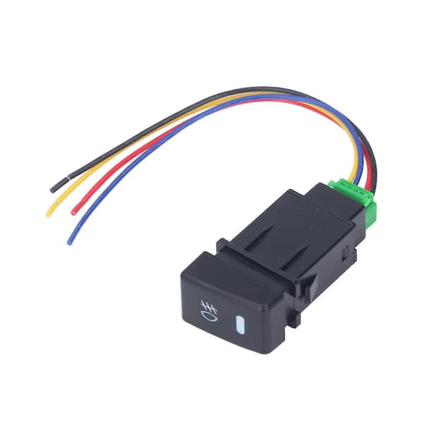 5-pins tåkelysbryter ABS IP67 tåkelys ledningsnett bryter for biler elektrisk utstyr
