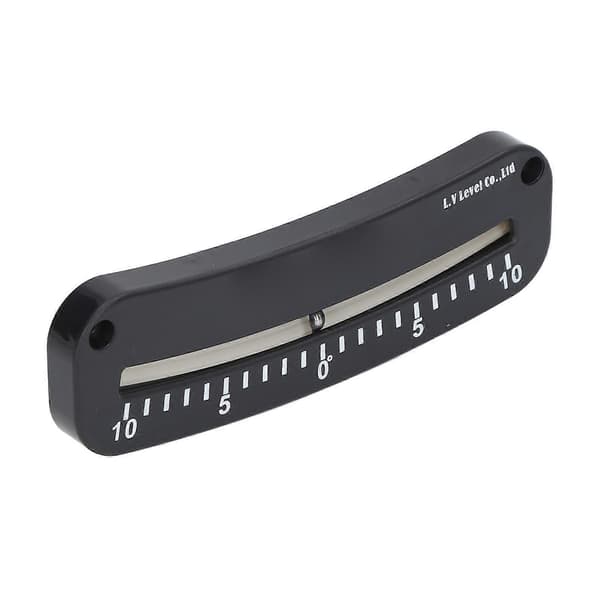Rørklinometer ?10 til 0 til 10 Klar Skala Mini Vinkel Inclinometer med Festehull