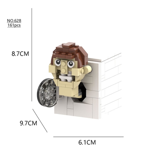 Skibidi Toalett Byggklossar Kawaii Anime Spel Figur Monterad modell Tegelleksaker Utbildningsspel Barn Födelsedagspresenter 161PCS