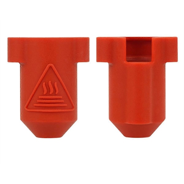 3 stk. Silikone Sokker Varmeisolering Etui Cover til K1/K1Max Keramisk Varmeblok Kit til K1 Hotend Rød