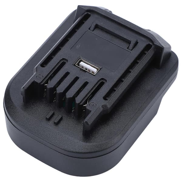 Batteriadapterkonverter ABS Elektrisk tilbehør for Worx 20V 4 PIN til 5 PIN med USB