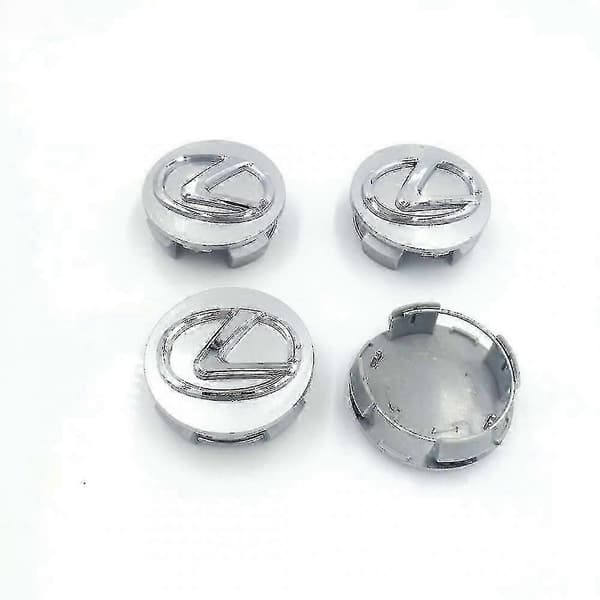 Til Lexus 62mm Lexus Bil Hjul Center Plastik Dæksel - Sort (4 Pak) - Yvan