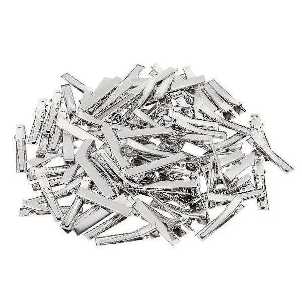 300 st Enkelspets 6x55mm Metall Alligator Hårklämmor Med Tänder Salong Kvinnor