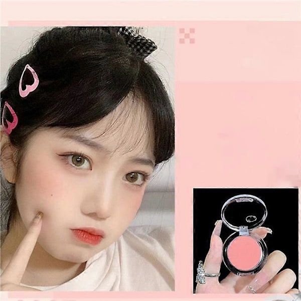 Monokrom Blush Sød Naturlig Makeup Studerende High Light Reparation, Flakkende Rouge Ren Begær Pigehjerte