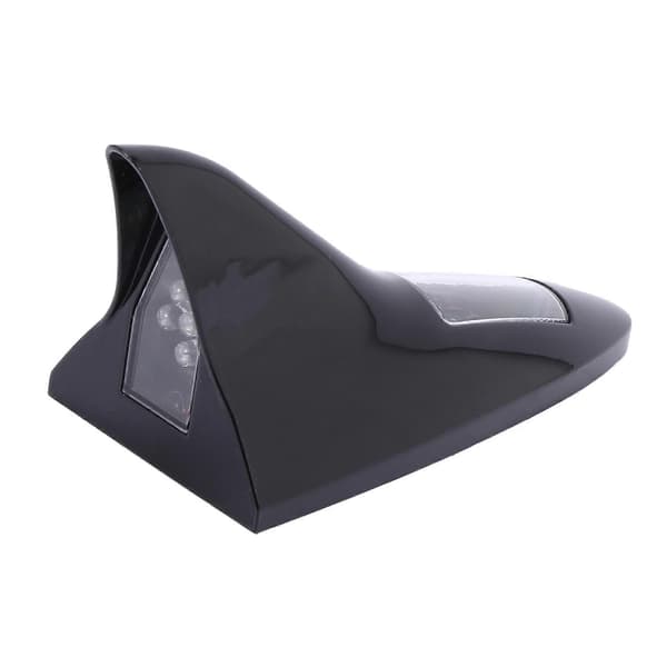 Fin Strobe Bakljus LED Solcell Anti-kollisionsvarning Bil Auto Antenn Stil Bakljus Solenergi Bilantenn