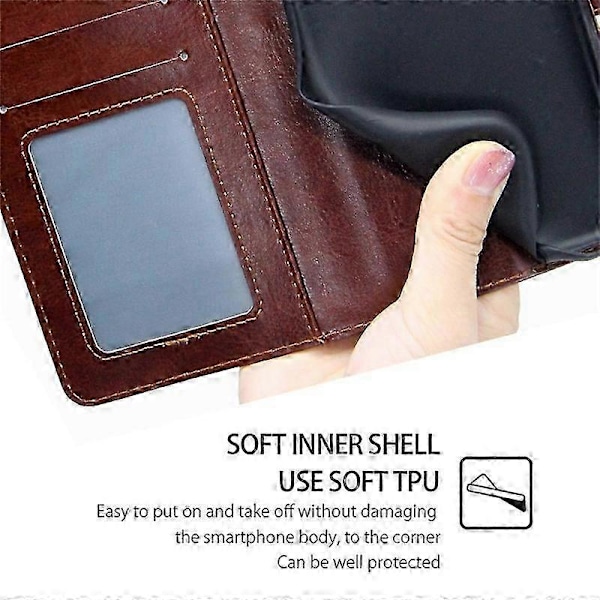 Læderetui til Samsung Galaxy A15 4G/5G Telefon Cover med Wallet StandP20211224630 Style D