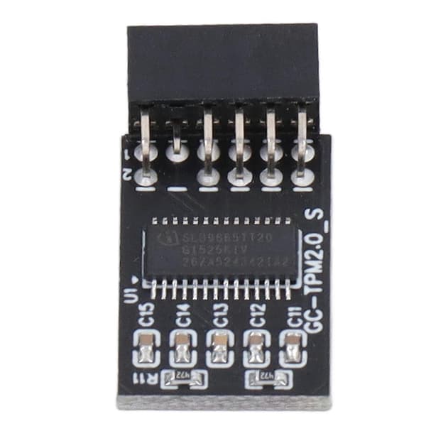 TPM 2.0 Modul LPC SPI 12Pin Fjernkort Krypteringssikkerhedskort Tilbehør til GIGABYTE