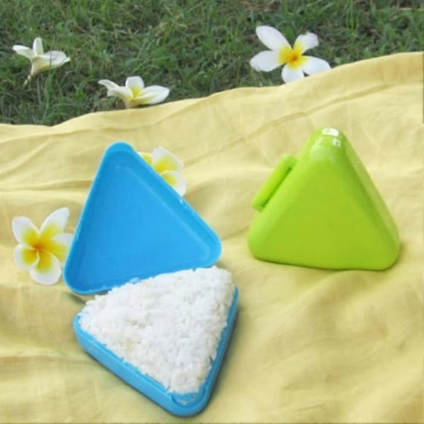 Triangel Sushi DIY Nori Risboll Låda Pressform Onigiri Maker Köksredskap