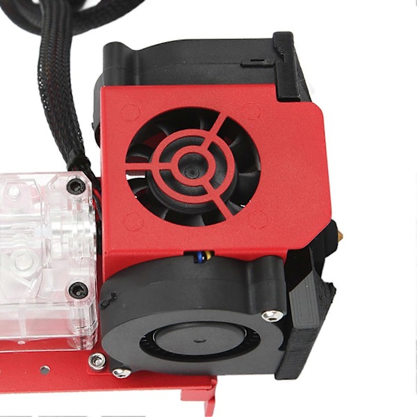 Dual Drive Direkte Ekstruder 2 Blæser Ventilator Slidstyrke 3D Printer Tilbehør til Ender 3 V2