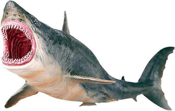 Haimodell Leketøy Simulering Megalodon Miniatyr Dyreleke Samlefigur