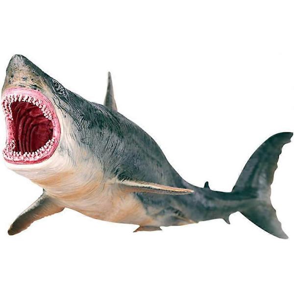 Hajmodell Leksak Simulering Megalodon Miniatyr Djur Samlarobjekt