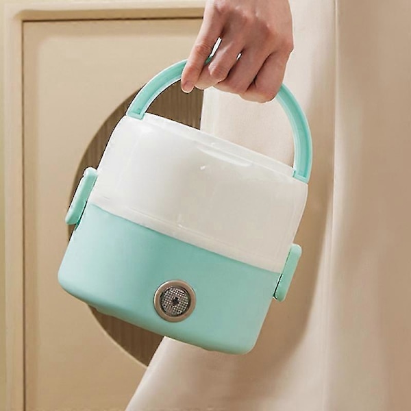 Kompakt, bärbar, hållbar, lätt, rivbeständig, bra tätning, rostfritt stål, minikök, barn, riskokare för barn Mint Green