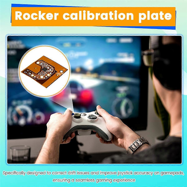 For / Peliohjaimen Korkean Tarkkuuden Hall-efektin Joystickin Kalibrointi- ja Ajautumisen Korjauslevy